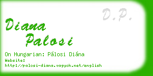 diana palosi business card